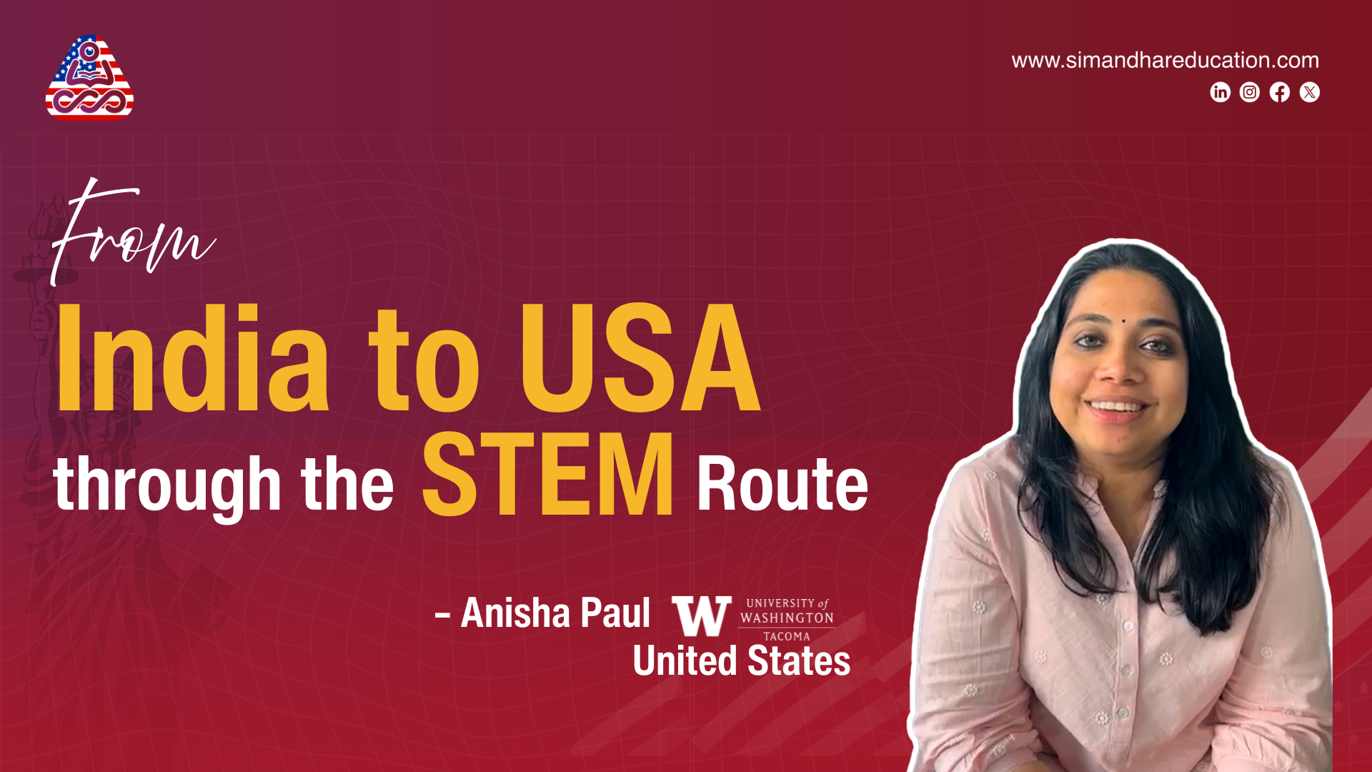 From India to USA for Masters in Accounting | Anisha's CPA & STEM Journey with Simandhar