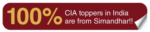 100% CIA toppers from Simandhar