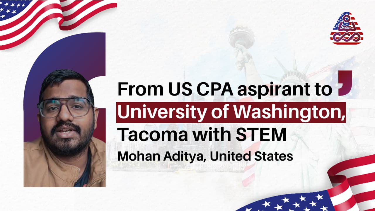 From Simandhar to the University of Washington: Mohan Aditya's Inspiring CPA Journey!
