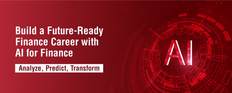 Data analytics with artificial intelligence for finance & accounting professionals
