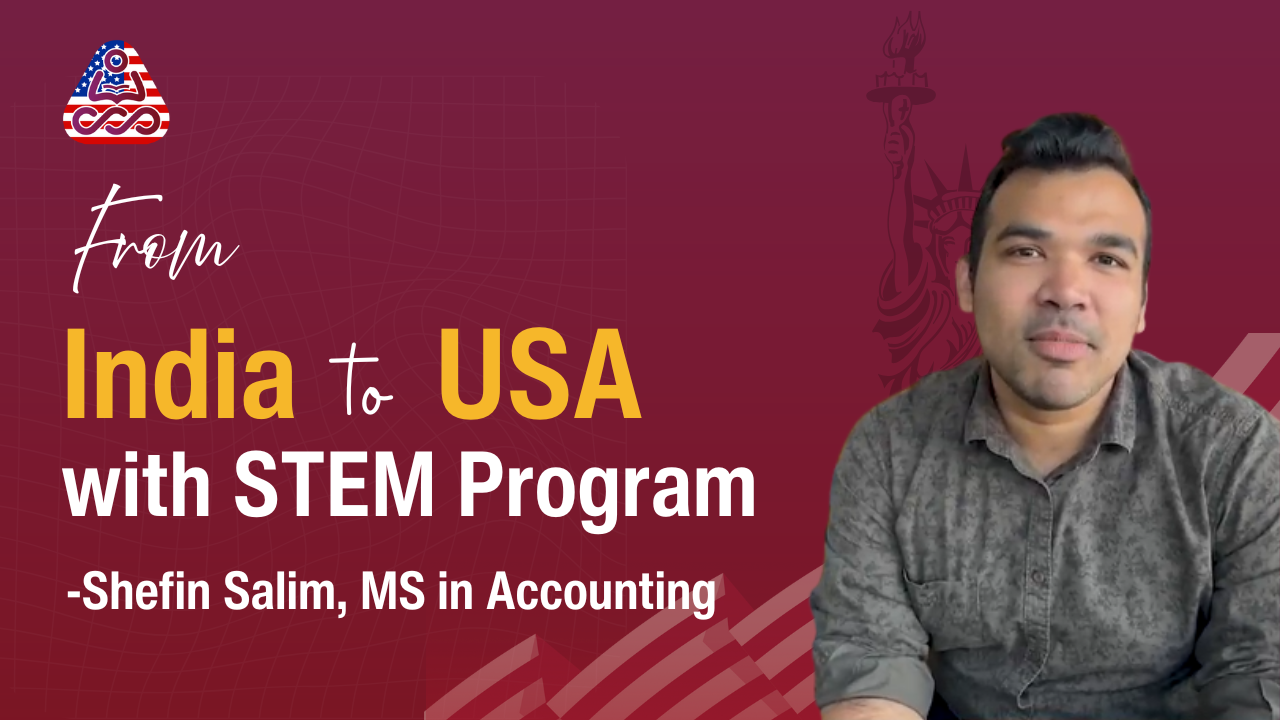 US CMA Alumni's Journey to CPA & MS in Accounting in the USA | Shefin Salim's Journey