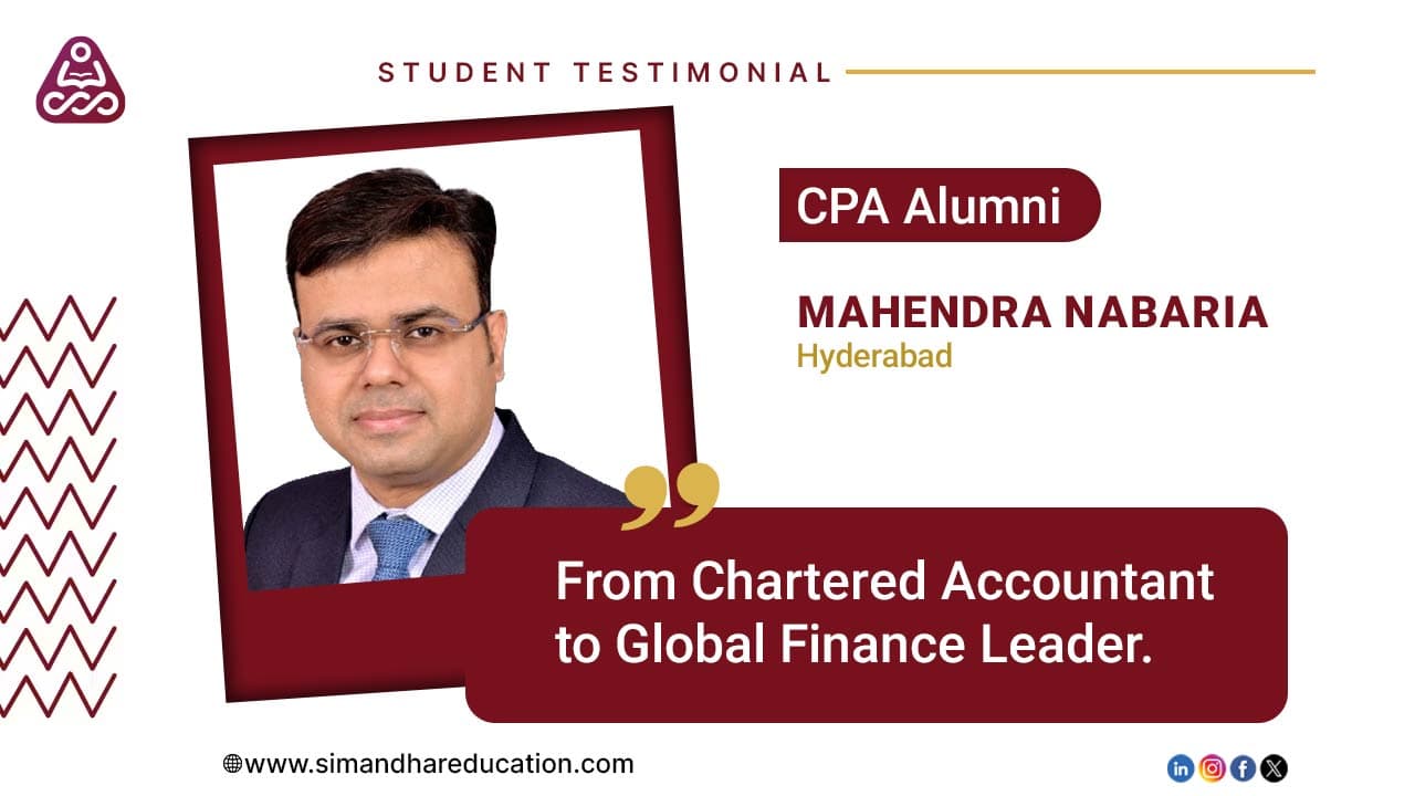 CA to Director of Finance at Hitachi | US CPA | US CMA | Corporate Leadership | Success Story