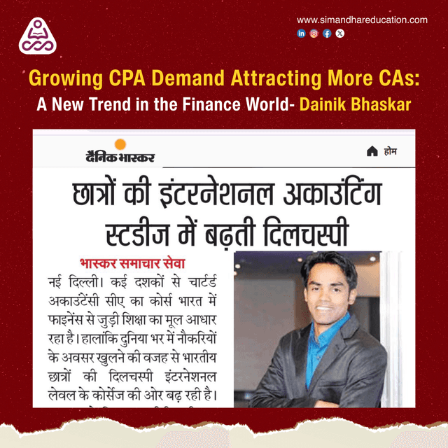 Growing CPA Demand Attrecting more CAs
