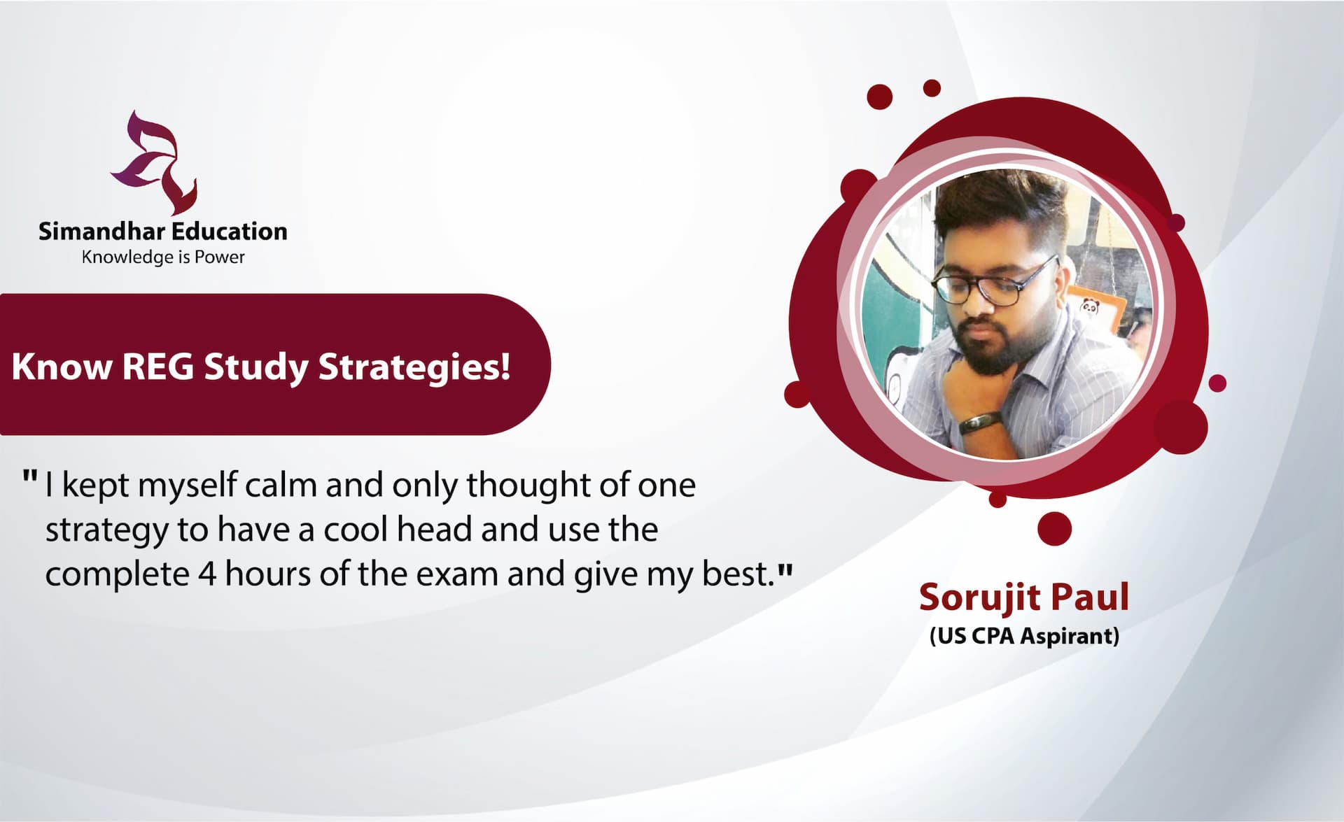 CPA-REG Exam Preparation Strategy | Study Tips: Shared by Sorujit Paul