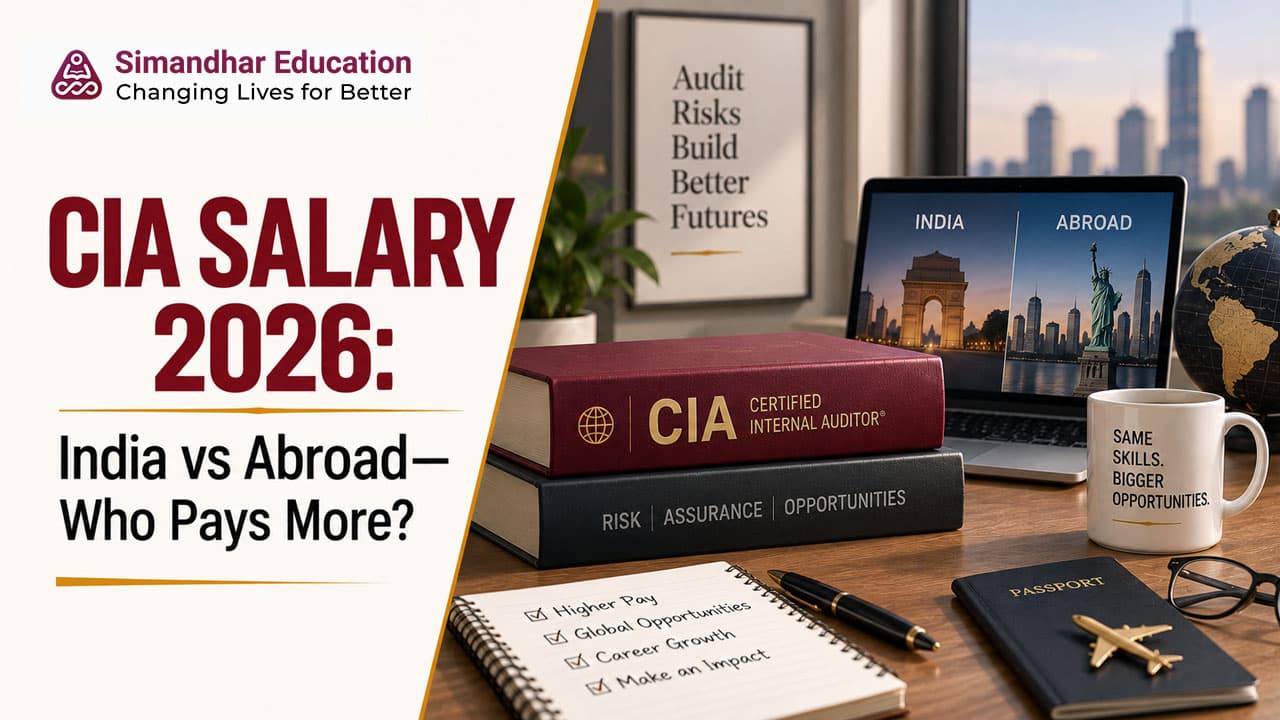 Comparison of Certified Internal Auditor salary in India and abroad in 2026, covering fresher pay, experienced roles, Big 4 opportunities, and global career growth. 