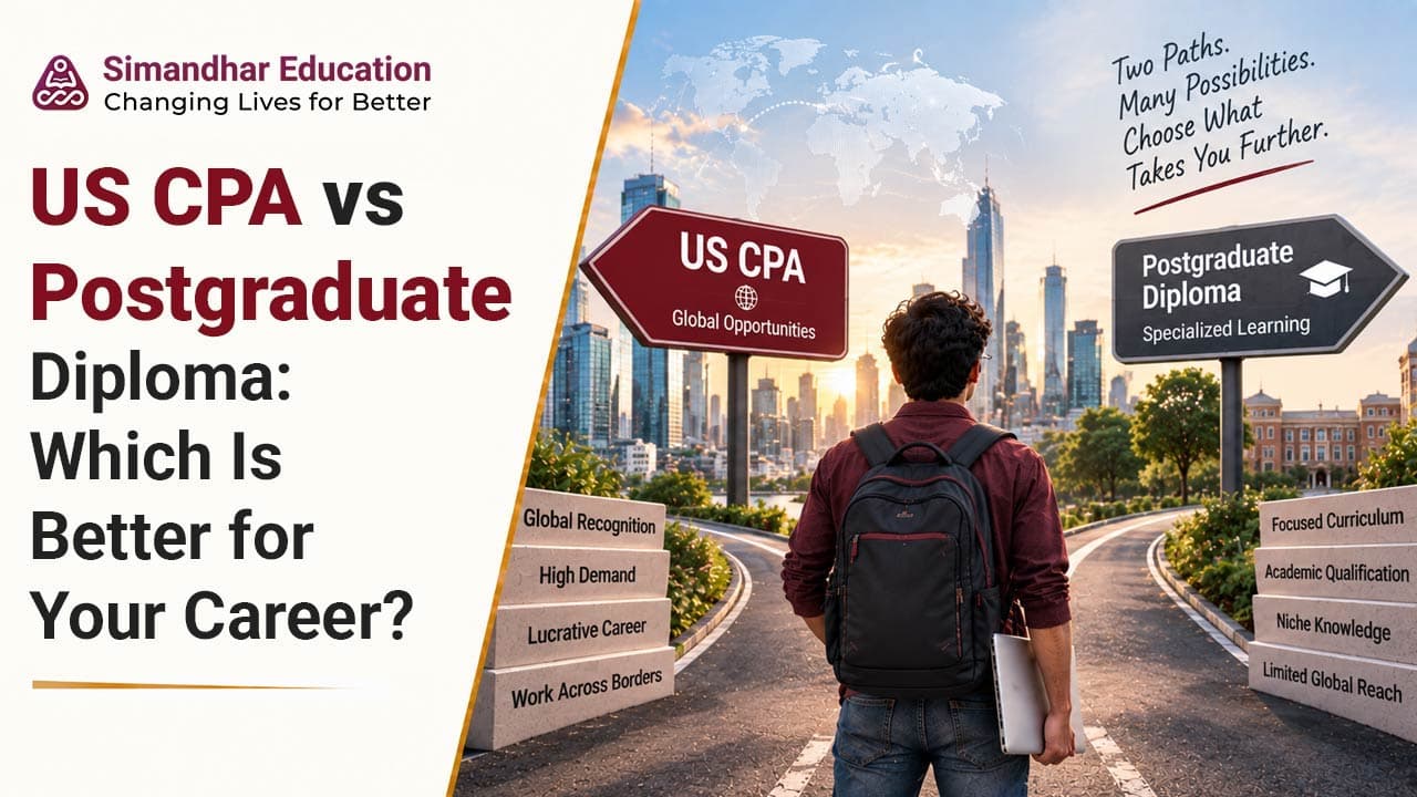 US CPA vs postgraduate diploma comparison for accounting and finance careers in India 