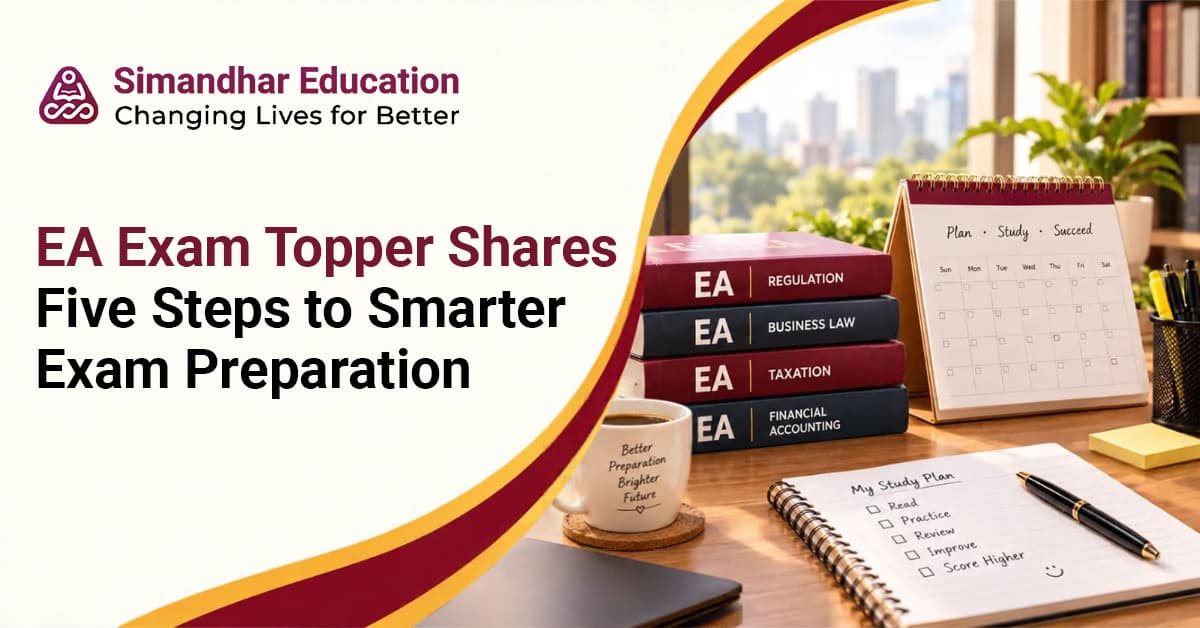 Enrolled Agent aspirant preparing for the IRS EA exam using toppers’ study strategies, daily study timetables, 30-day, 60-day and 90-day study plans, MCQ practice, mock tests, and revision techniques.