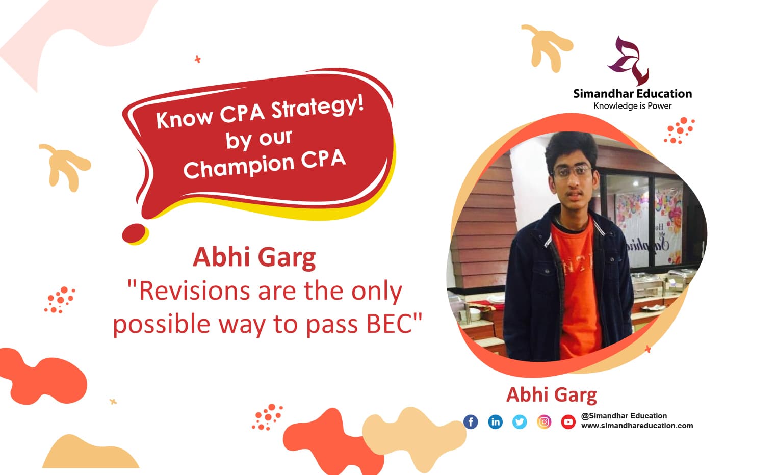 Know the preparation stratergy of CPA-BEC section of the CPA exam – Shared by Abhi Garg