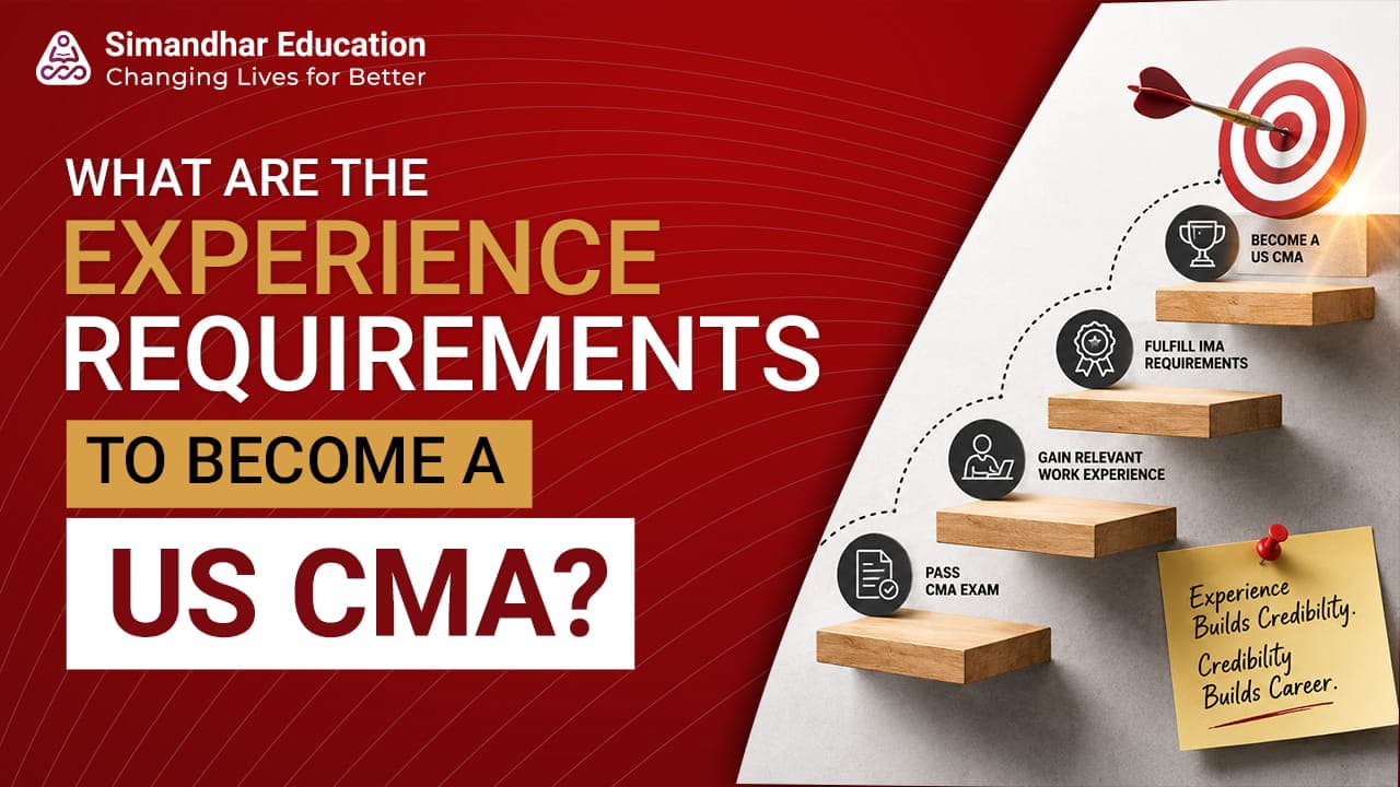 US CMA work experience requirement explaining the two-year continuous professional experience needed for CMA certification