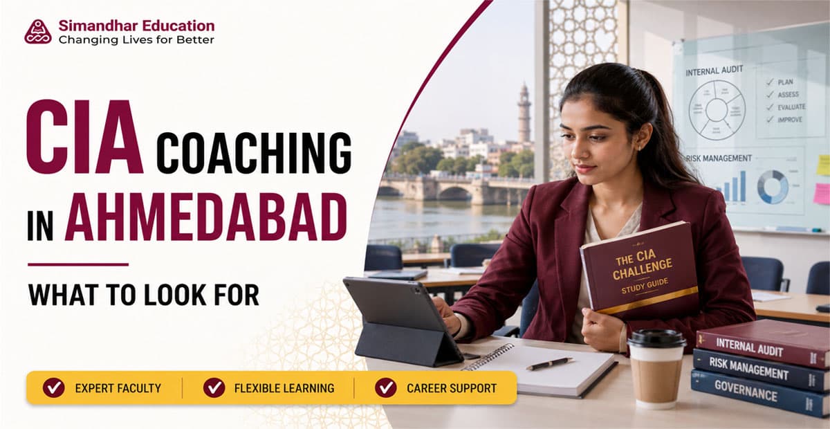 CIA coaching in Ahmedabad for students and finance professionals pursuing Certified Internal Auditor careers in audit and risk management